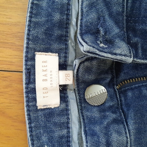 🔥🔥🔥SALE🔥🔥🔥Ted Baker Blue Jeans - Picture 2 of 5